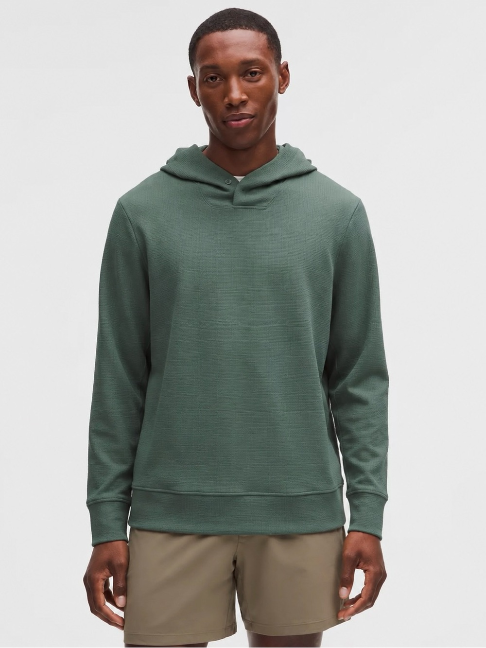 Lululemon | Men’s Shift Stitch Hoodie Pullover in Forest Green ~ Like New Medium